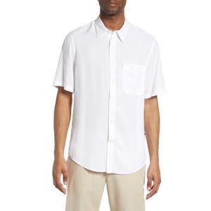 NN07 ARNE 5969 TENCEL SHORT SLEEV BUTTON DOWN SHIRT ♣️IN STORES♠️